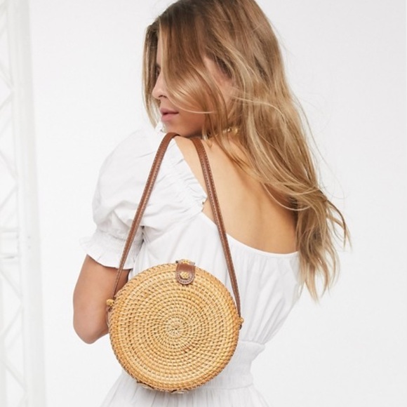 Princess Polly Handbags - Rattan Bali Circular Purse